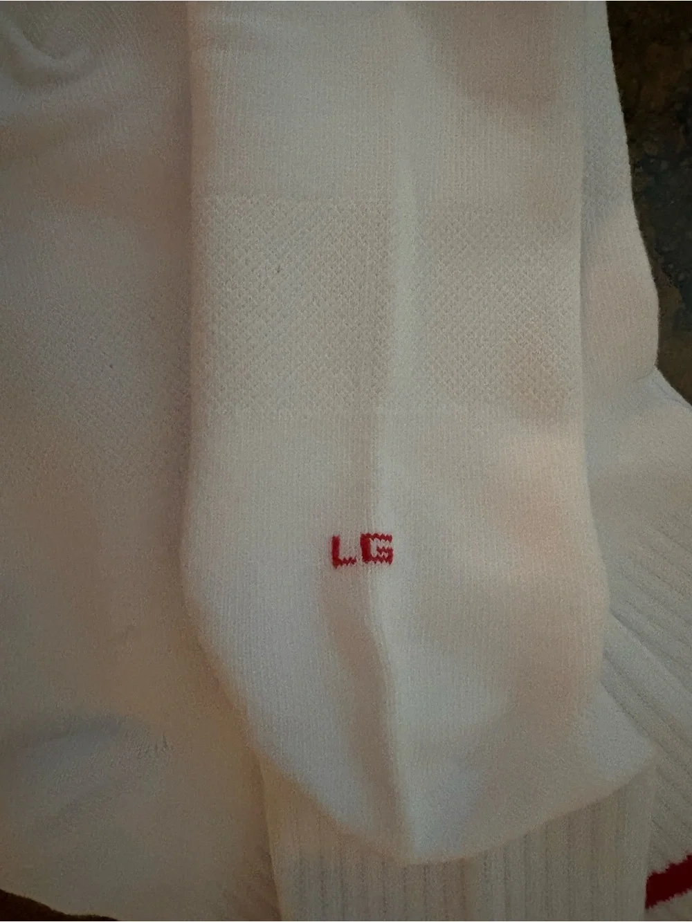 NWOT Nike boys White Socks with Red Stripes - 3-Pack